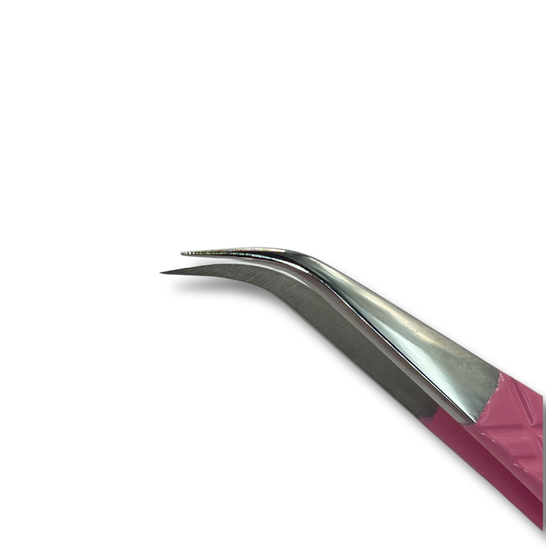 Rose Milk- Arched Isolation Tweezer